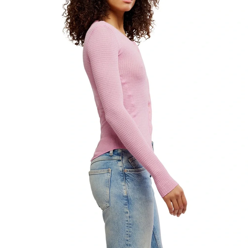 Free People Going Places Cardi Cardigan NEW WITHOUT TAGS NWOT Orchid Smoke Pink